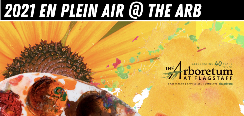 En Plein Air @ The Arb: Calling all artists! enjoy inspiration @ The Arb free of charge September 22 - 24th! Your art supplies are your ticket! come on out and put an artistic spin on Flag Festival of Science by participating en plein aire in open spaces @ the arb