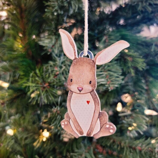 Bunny ornament