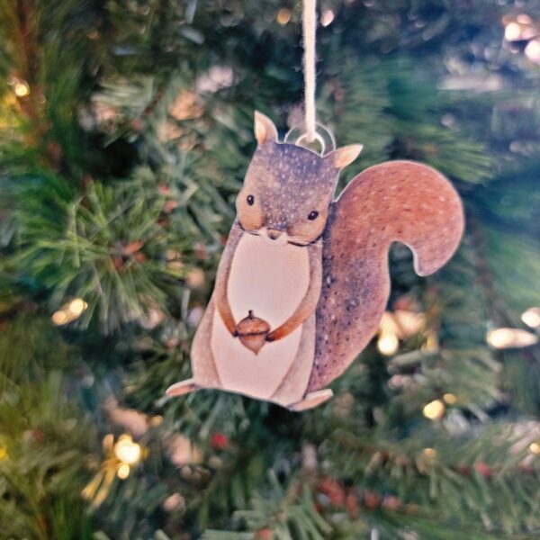 Squirrel ornament