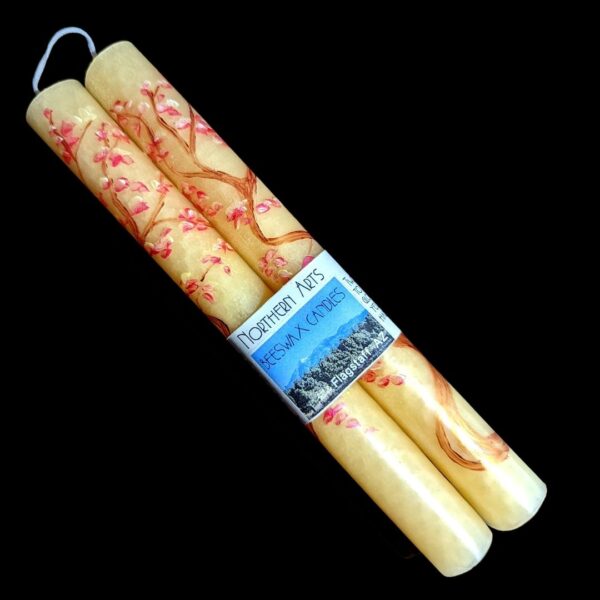 Cherry Blossom Tree Beeswax Candles
