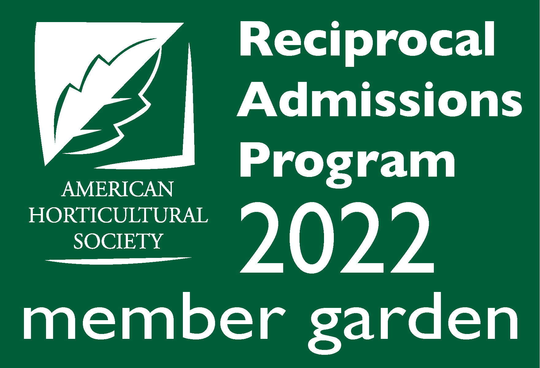 Reciprocal Admission Program 2022
